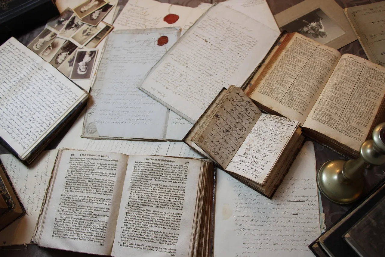old books, writing, paper, old books, old books, paper, paper, paper, paper, paper. Reading quote context and sources context with a sceptical eye